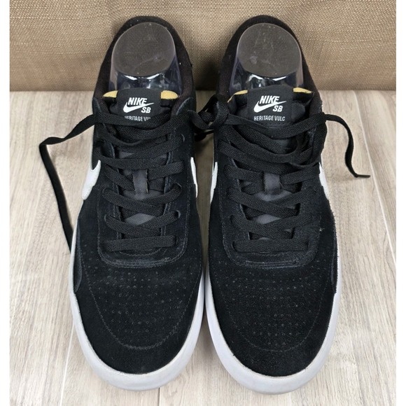 Nike Other - Nike SB Heritage Vulc Black White Casual Skate Shoes Sneakers Trainers Mens 10